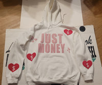 A CUPID MONEY WHO GETS PAID HOODIE (WHITE)