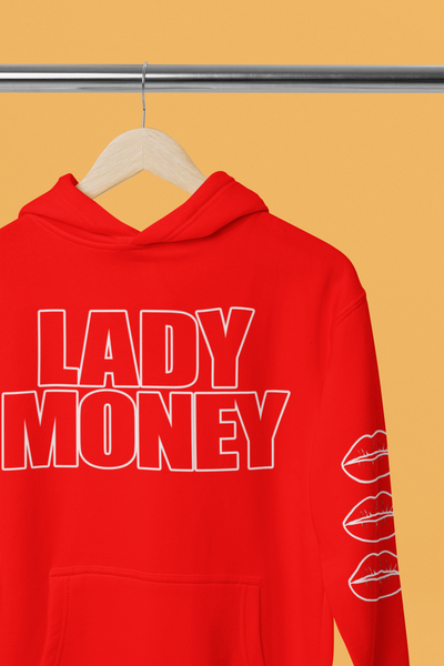 RED MONEY LIPS HOODIE (RED)