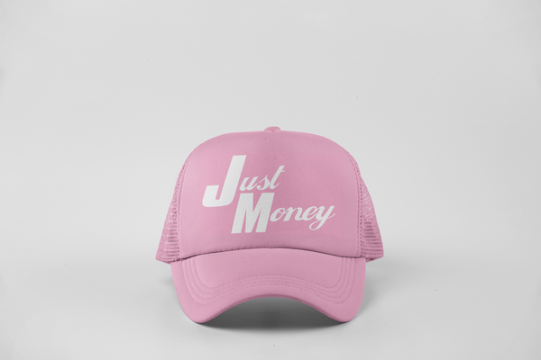 SUMMER MONEY TRUCKER MONEY HAT (LIGHT PINK)