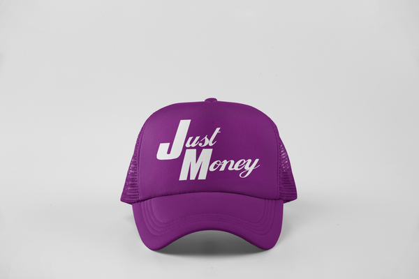 SUMMER MONEY TRUCKER MONEY HAT (PURPLE)