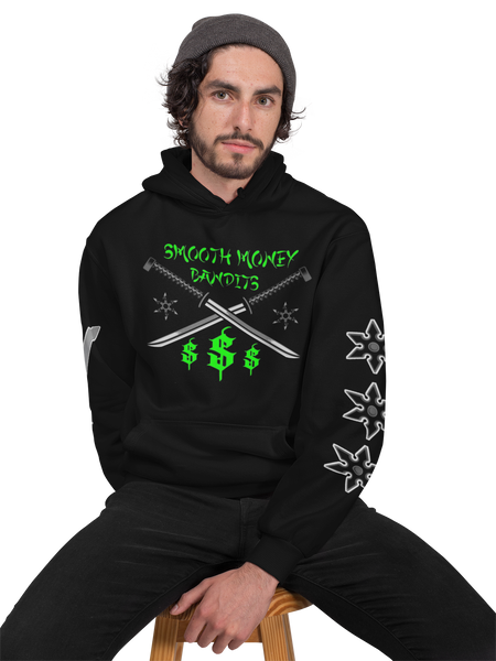 LIMITED EDITION SWORDS AND STARS MONEY HOODIE (BLACK)