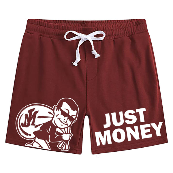 THE MONEY SHORTS (WINE RED)