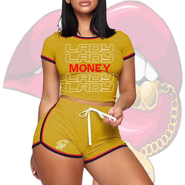LADY MONEY SUMMER MONEY OUTFIT (YELLOW)
